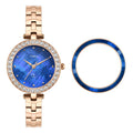 Timex Fria Blue Dial Rose Gold Brass Strap Women's Watch TWEL29200 - view 1