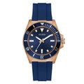 Guess Cliff Blue Dial Blue Silicone Strap Men's Watch GW0969G3 - view 1