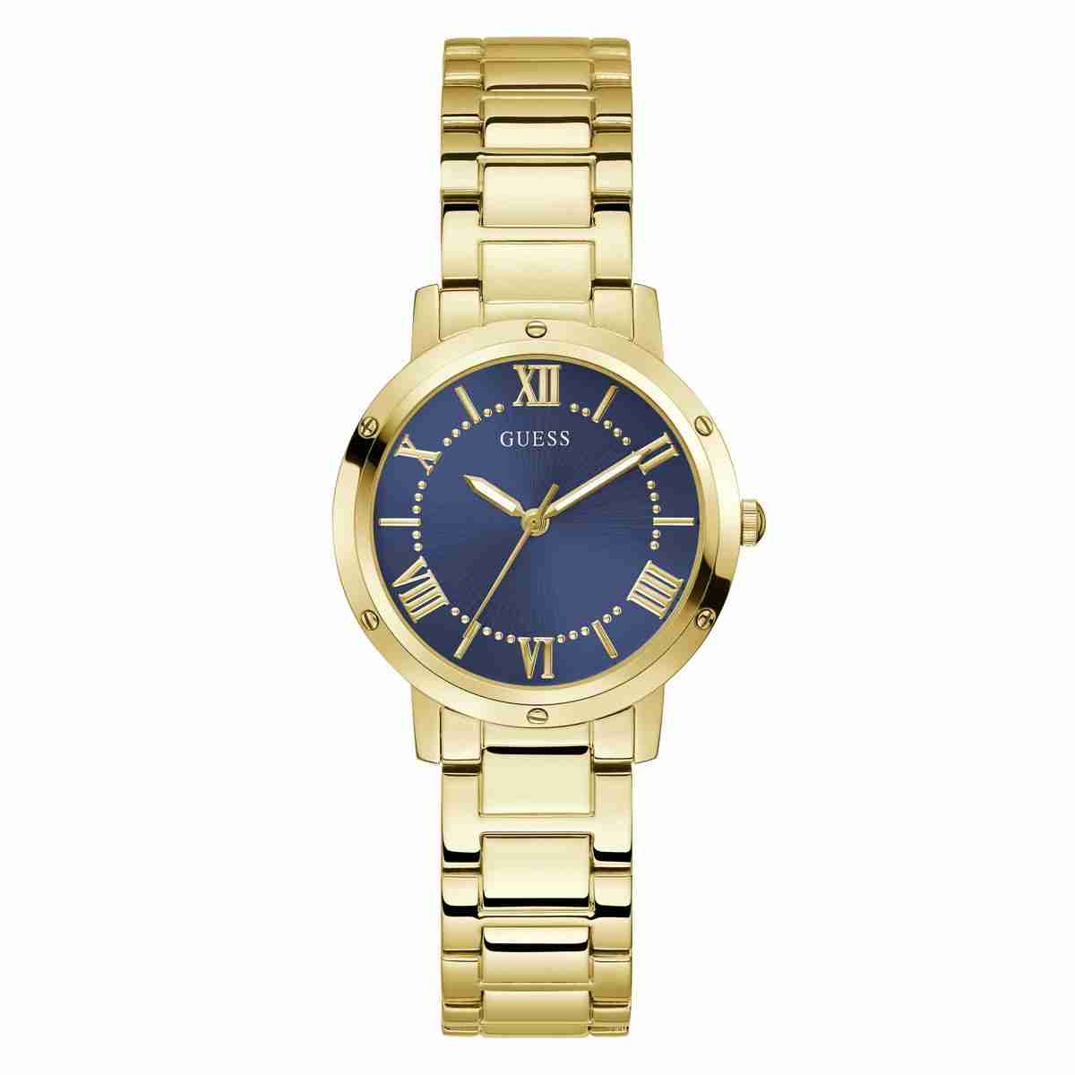Guess Dawn Blue Dial Gold-Tone Stainless Steel Strap Women's Watch GW0404L4 - view 1