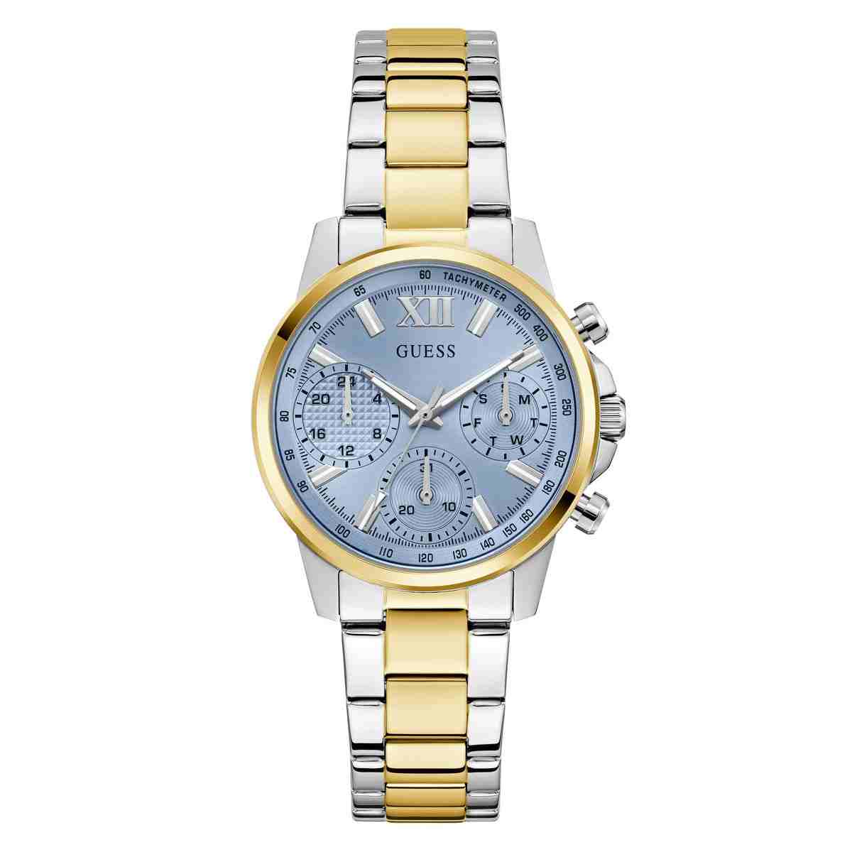 Guess Bailey Blue Dial Two-Tone Stainless Steel Strap Women's Watch GW0933L3 - view 1