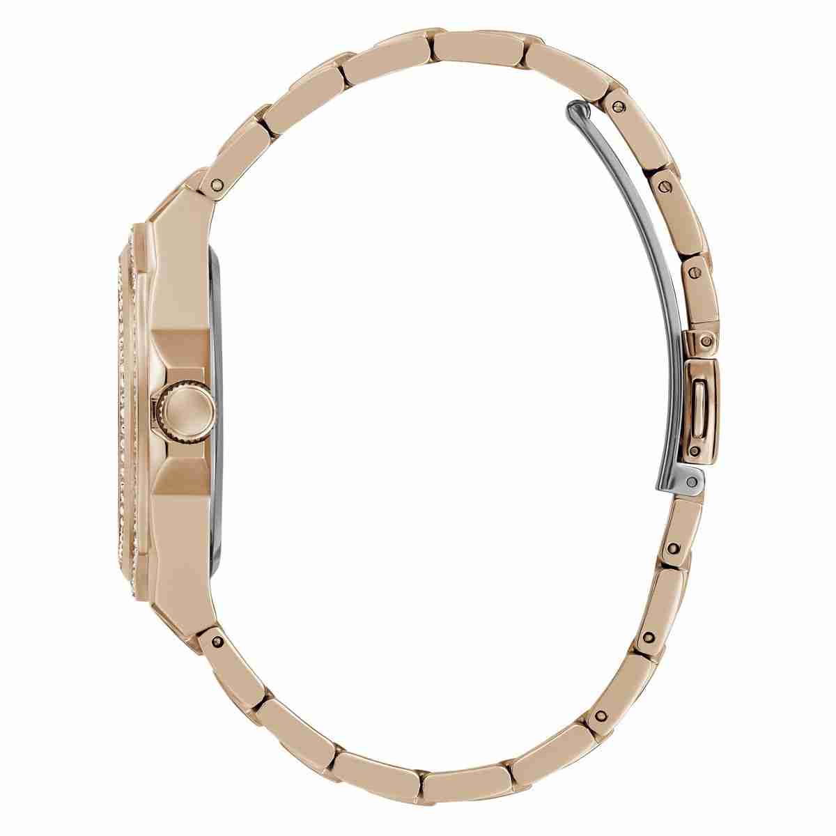 Guess Ritzy Rose Gold Dial Rose Gold-Tone Stainless Steel Strap Women's Watch GW0685L3 - view 2