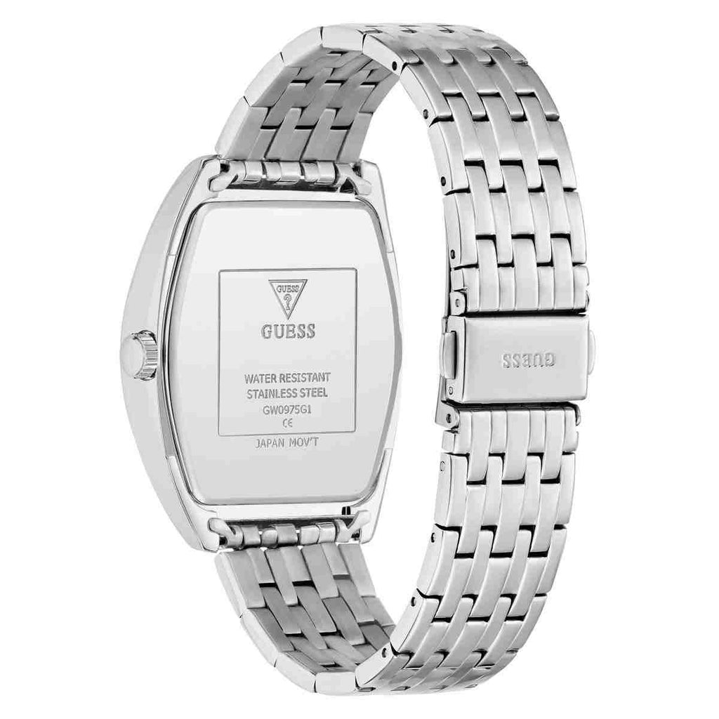 Guess Gabriel Blue Dial Silver-Tone Stainless Steel Strap Men's Watch GW0975G1 - view 3