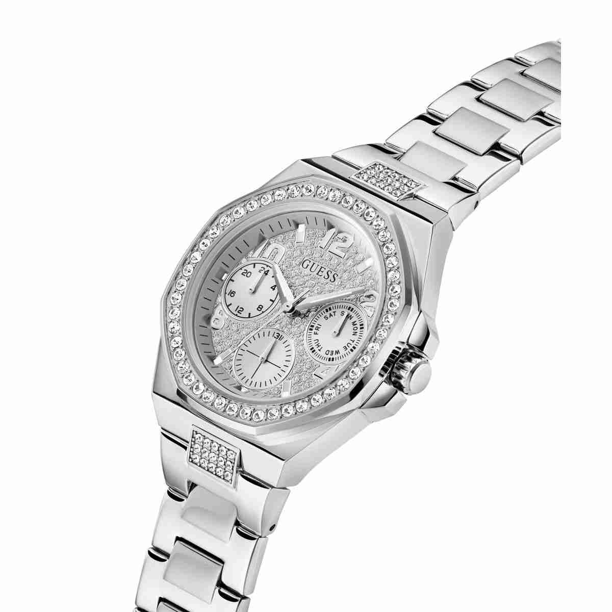 Guess Lady Empire Silver-Tone Dial Silver-Tone Stainless Steel Strap Women's Watch GW0777L1 - view 7