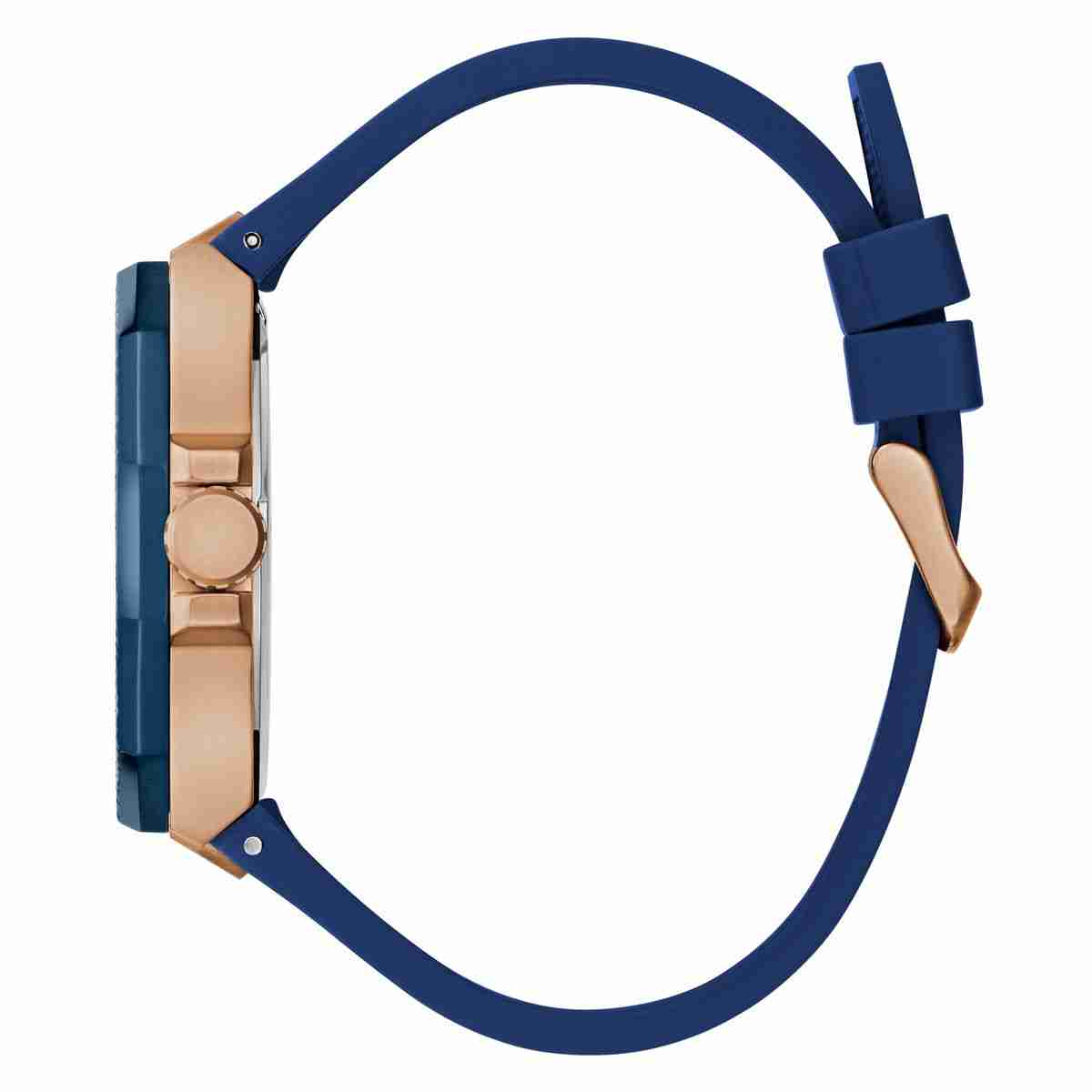 Guess Indy Blue Dial Blue Silicone Strap Men's Watch GW0853G3 - view 3