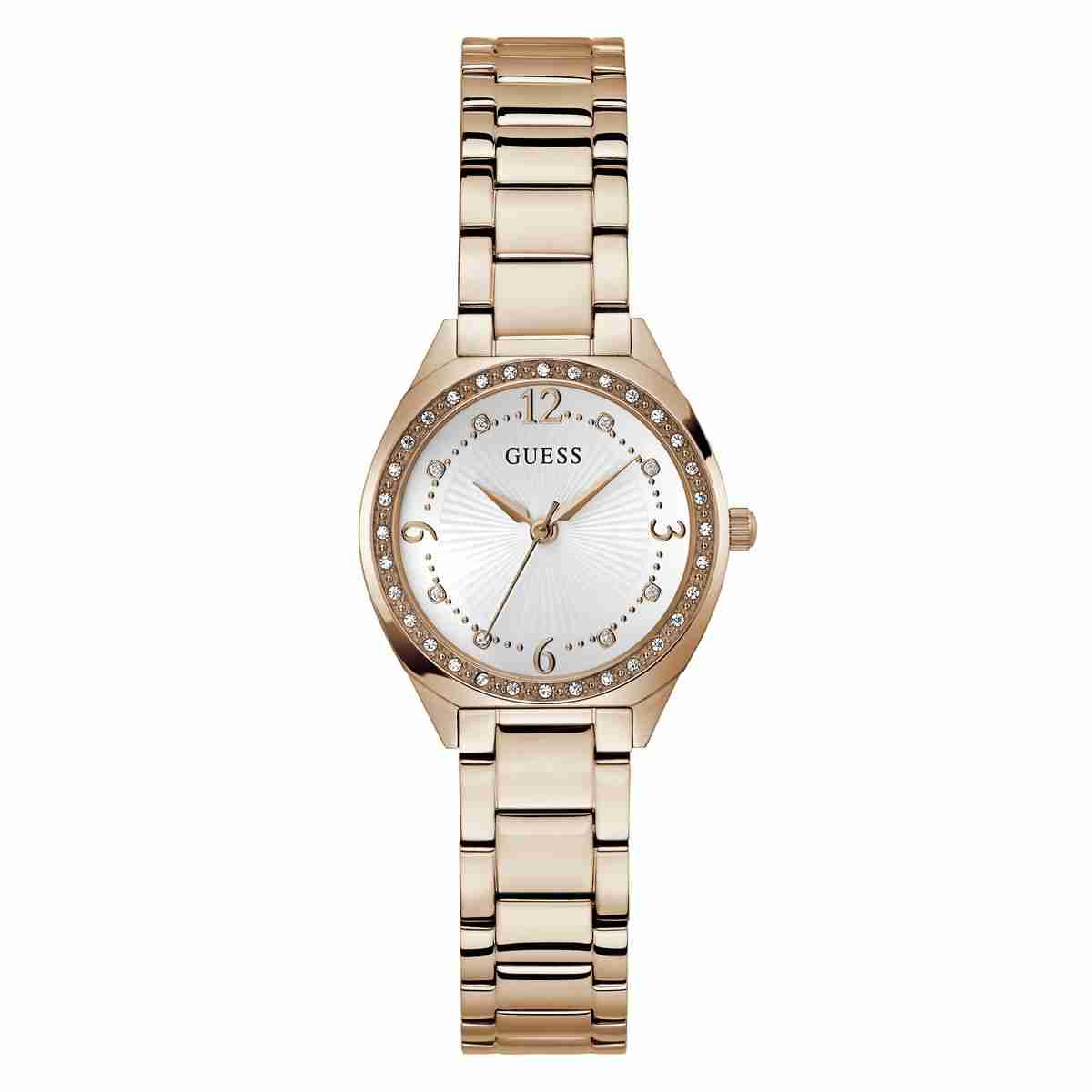 Guess Charlotte White Dial Rose Gold-Tone Stainless Steel Women's Watch GW0767L3 - view 1