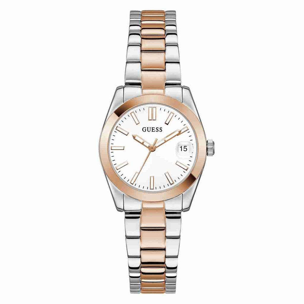 Guess Alice White Dial Two-Tone Stainless Steel Strap Women's Watch GW0934L6 - view 1