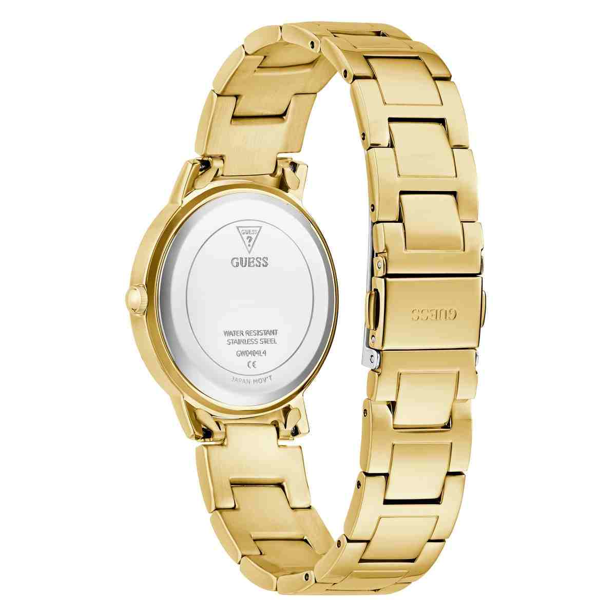 Guess Dawn Blue Dial Gold-Tone Stainless Steel Strap Women's Watch GW0404L4 - view 4
