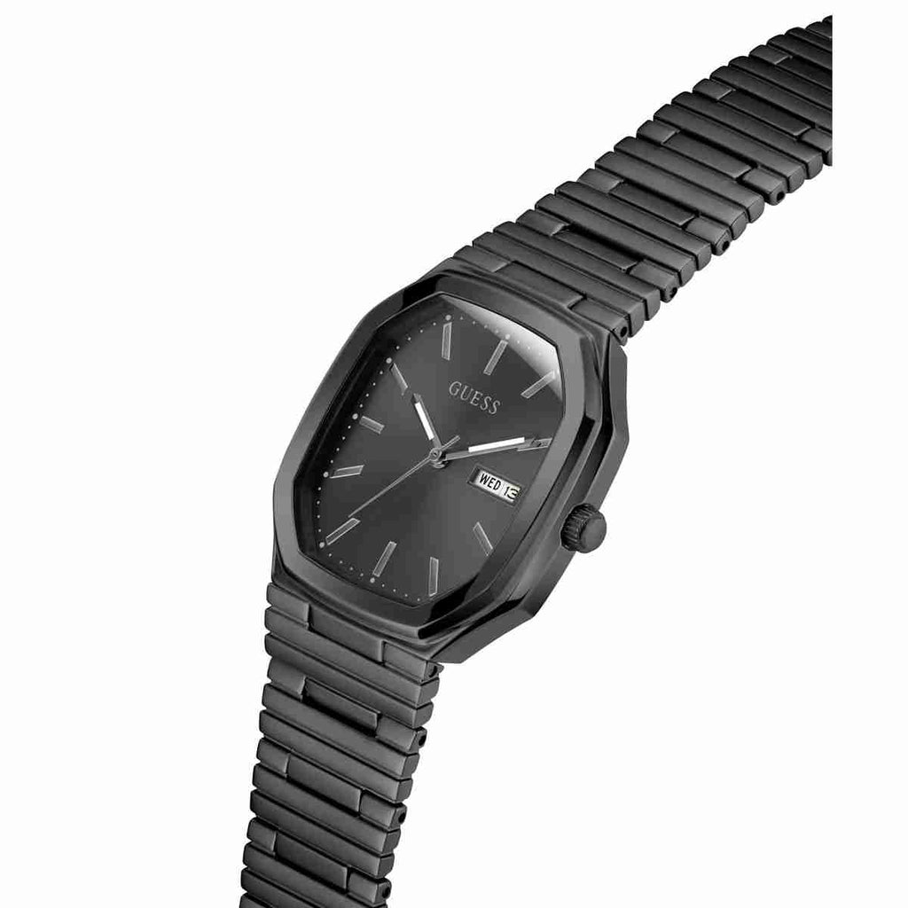 Guess Oliver Black Dial Black Stainless Steel Strap Men's Watch GW0978G4 - view 7