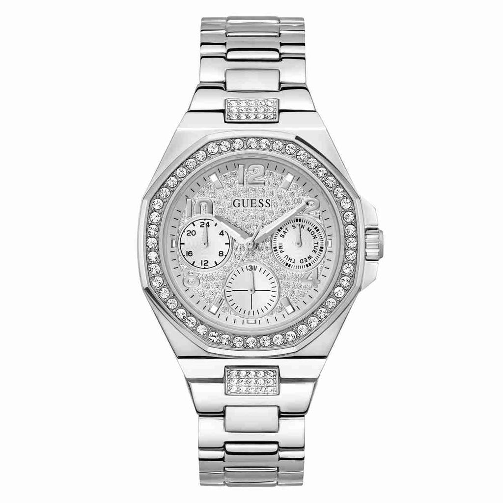 Guess Lady Empire Silver-Tone Dial Silver-Tone Stainless Steel Strap Women's Watch GW0777L1 - view 1