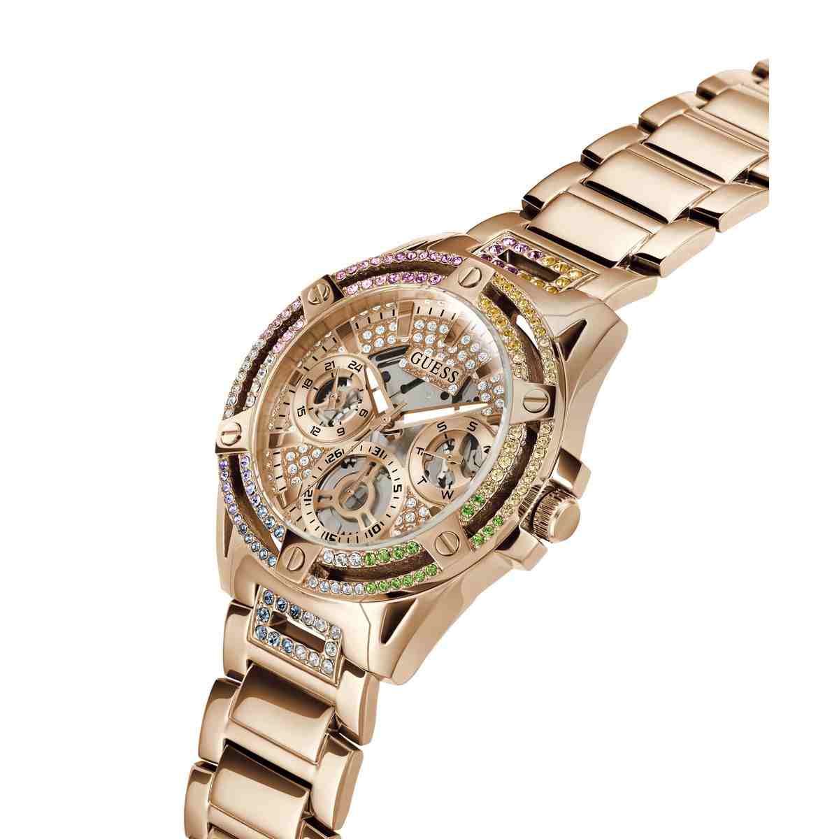Guess Queen Rose Gold Dial Rose Gold-Tone Stainless Steel Women's Watch GW0464L5 - view 5