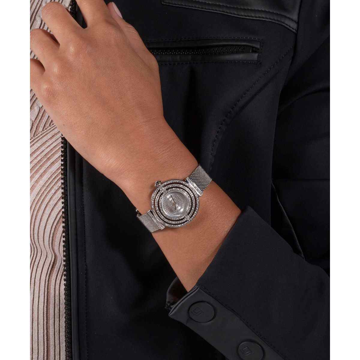 Guess Dream Silver-Tone Dial Silver-Tone Stainless Steel Strap Women's Watch GW0550L1 - view 6
