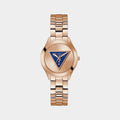 Guess Tri-Plaque Rose Gold Dial Rose Gold-Tone Stainless Steel Strap Women's Watch GW0675L3 - view 1