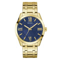 Guess Blue Dial Gold-Tone Stainless Steel Strap Men's Watch GW0893G5 - view 1