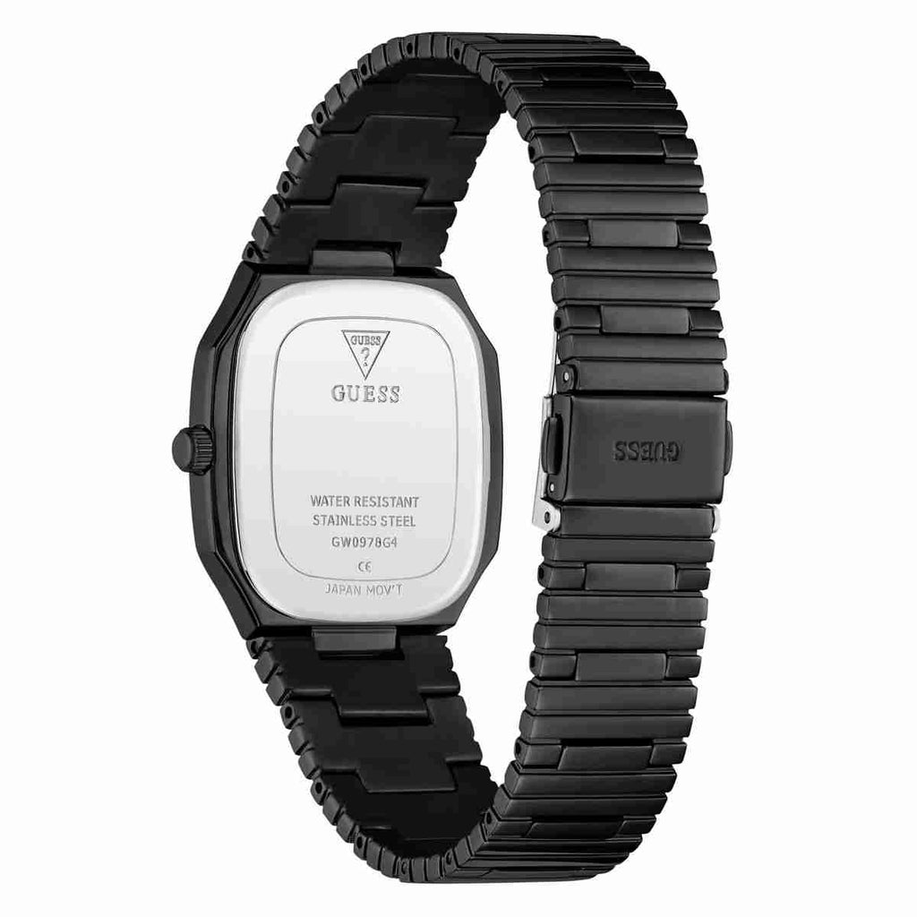 Guess Oliver Black Dial Black Stainless Steel Strap Men's Watch GW0978G4 - view 3