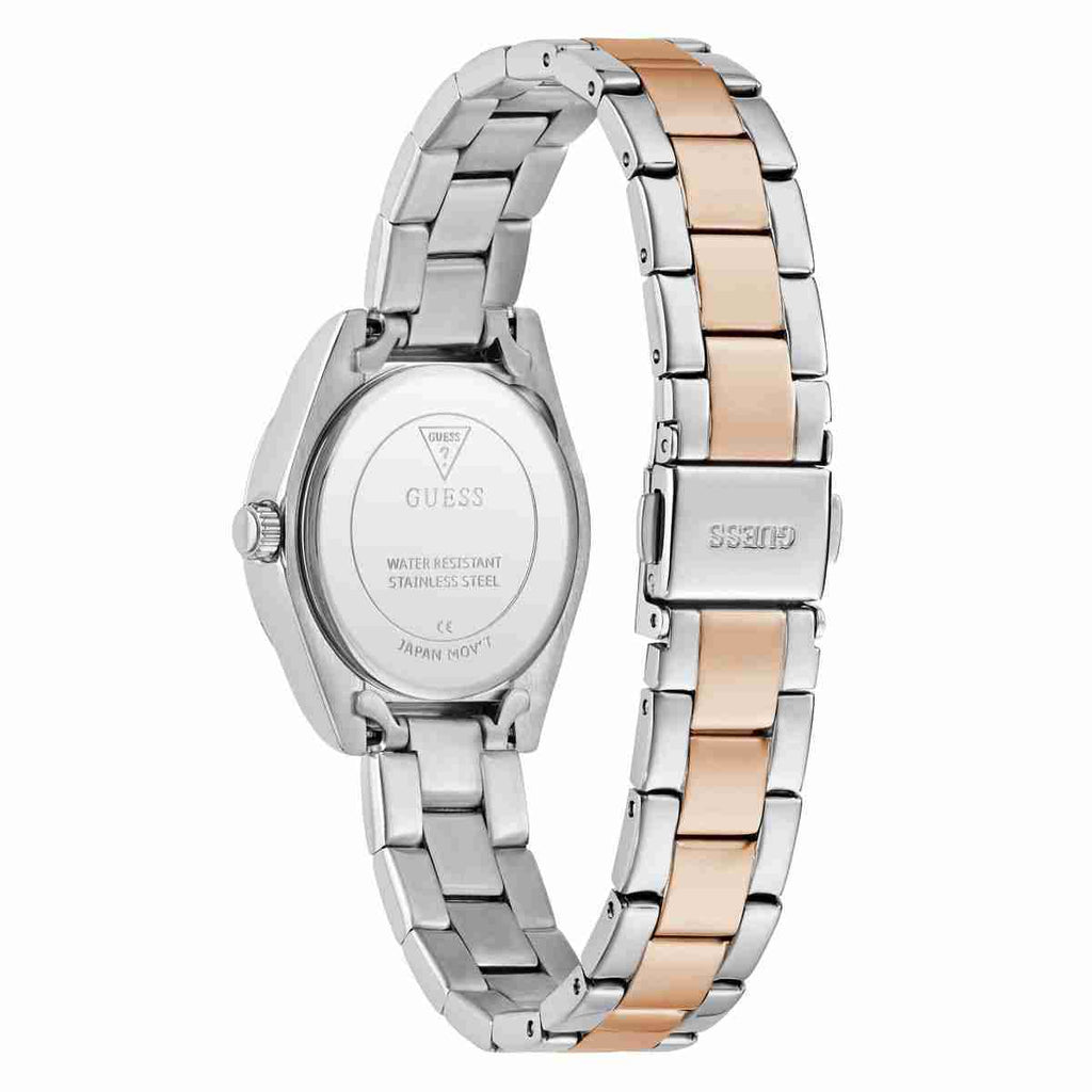 Guess Mini Luna Silver-Tone Dial Two-Tone Stainless Steel Strap Women's Watch GW0841L3 - view 4