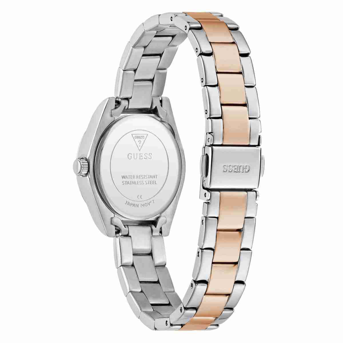 Guess Mini Luna Silver-Tone Dial Two-Tone Stainless Steel Strap Women's Watch GW0841L3 - view 4