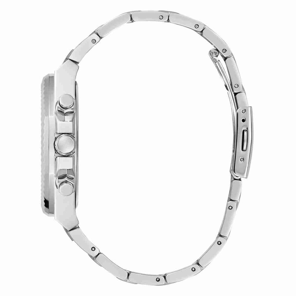 Guess Equity Black Dial Silver-Tone Stainless Steel Strap Men's Watch GW0703G1 - view 2