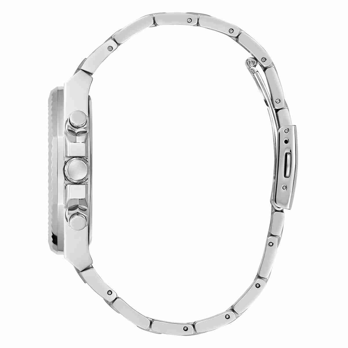 Guess Equity Black Dial Silver-Tone Stainless Steel Strap Men's Watch GW0703G1 - view 2