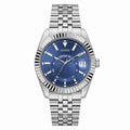Guess Jaden Blue Dial Silver-Tone Stainless Steel Strap Men's Watch GW0977G1 - view 1