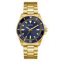 Guess Blue Dial Gold-Tone Strap Men's Watch GW0968G2 - view 1