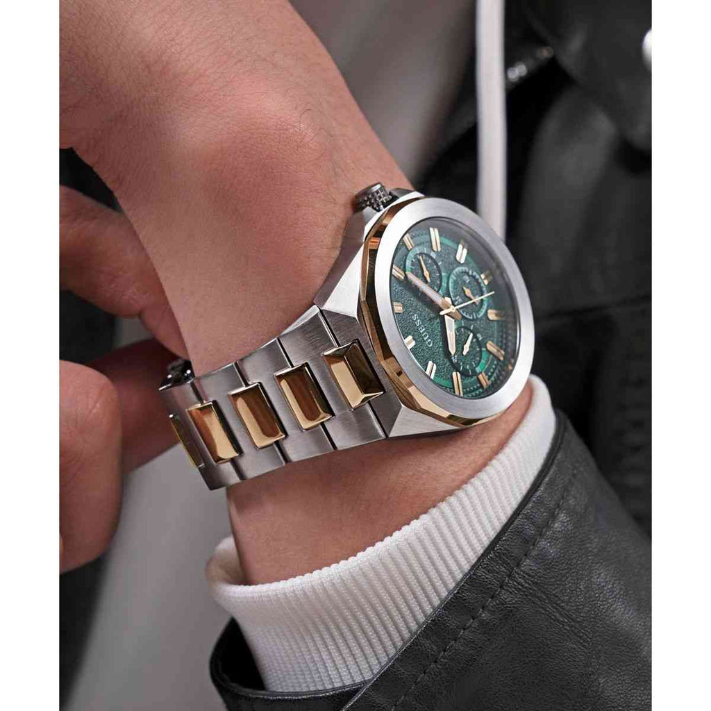 Guess Dashboard Green Dial Two-Tone Stainless Steel Strap Men's Watch GW0798G3 - view 6