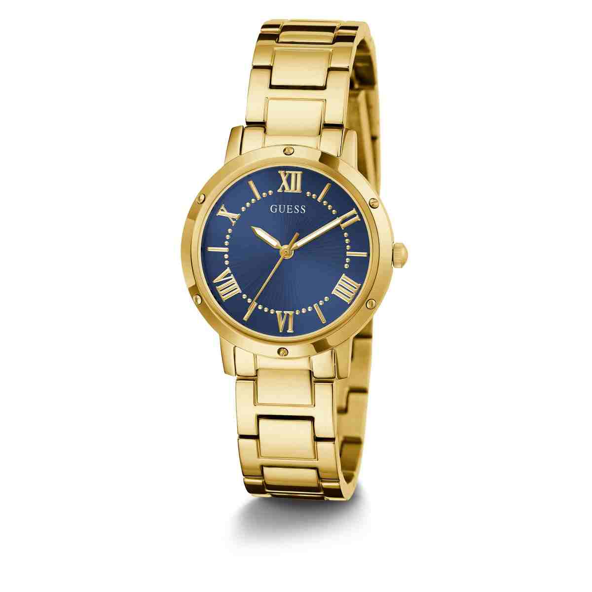 Guess Dawn Blue Dial Gold-Tone Stainless Steel Strap Women's Watch GW0404L4 - view 2