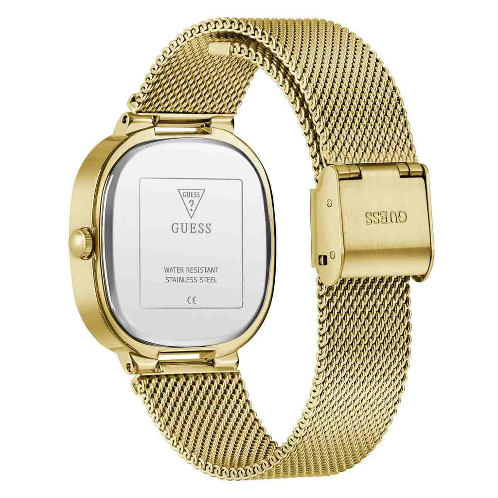 Guess Tapestry Blue Dial Gold-Tone Stainless Steel Strap Women's Watch GW0354L6 - view 3