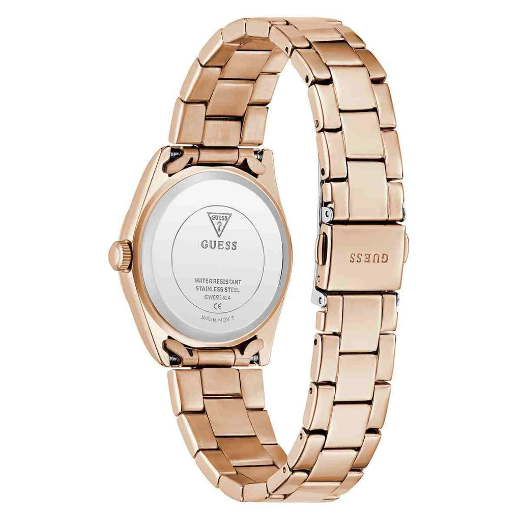 Guess Alice White Dial Rose Gold-Tone Stainless Steel Strap Women's Watch GW0934L4 - view 3
