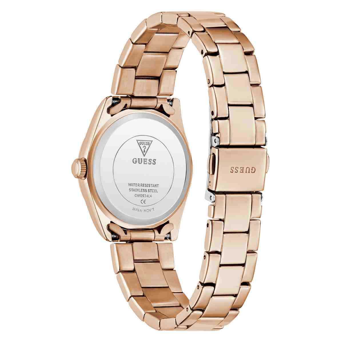 Guess Alice White Dial Rose Gold-Tone Stainless Steel Strap Women's Watch GW0934L4 - view 3