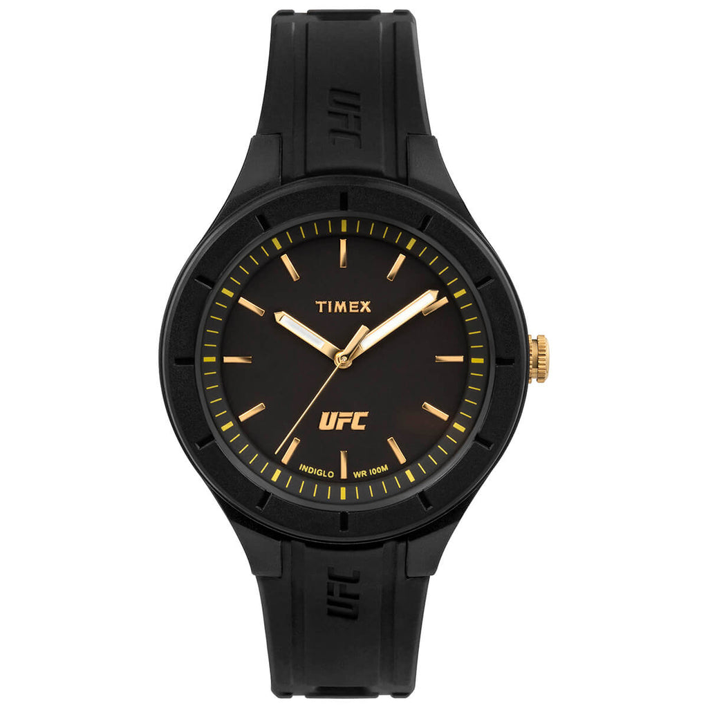 Timex UFC Shogun Black Dial Black Silicone Strap Women's Watch TW2V569000D - view 1
