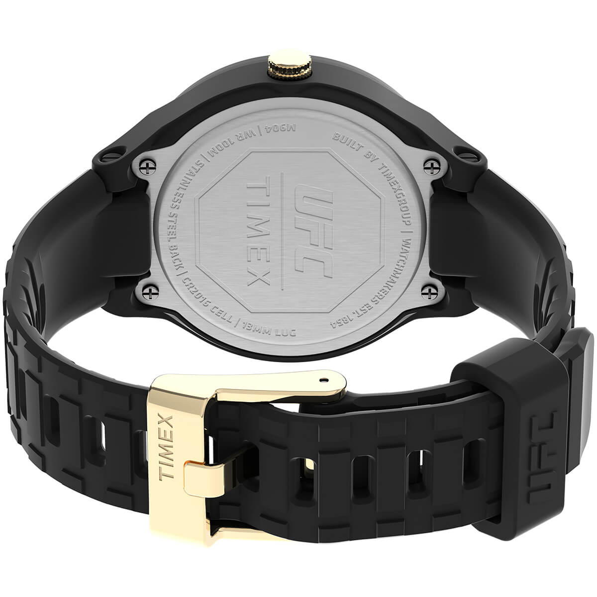 Timex UFC Shogun Black Dial Black Silicone Strap Women's Watch TW2V569000D - view 4