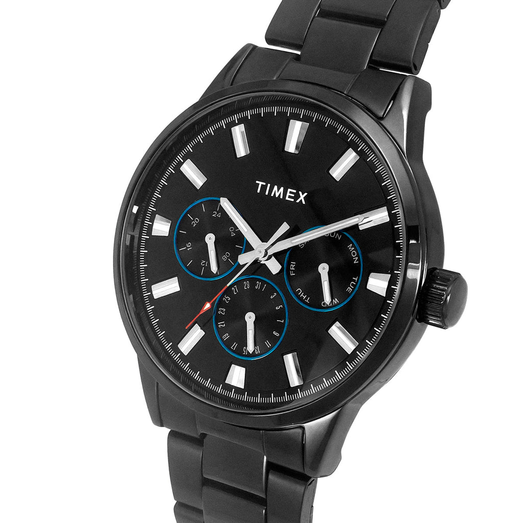 Timex Fashion Black Dial Black Stainless Steel Strap Men's Watch TWEG19911 - view 2