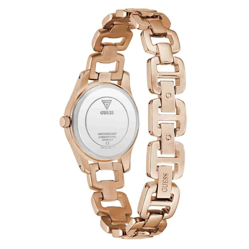 Guess Rose Gold-Tone Dial Rose Gold-Tone Stainless Steel Strap Women's Watch GW0927L4 - view 3