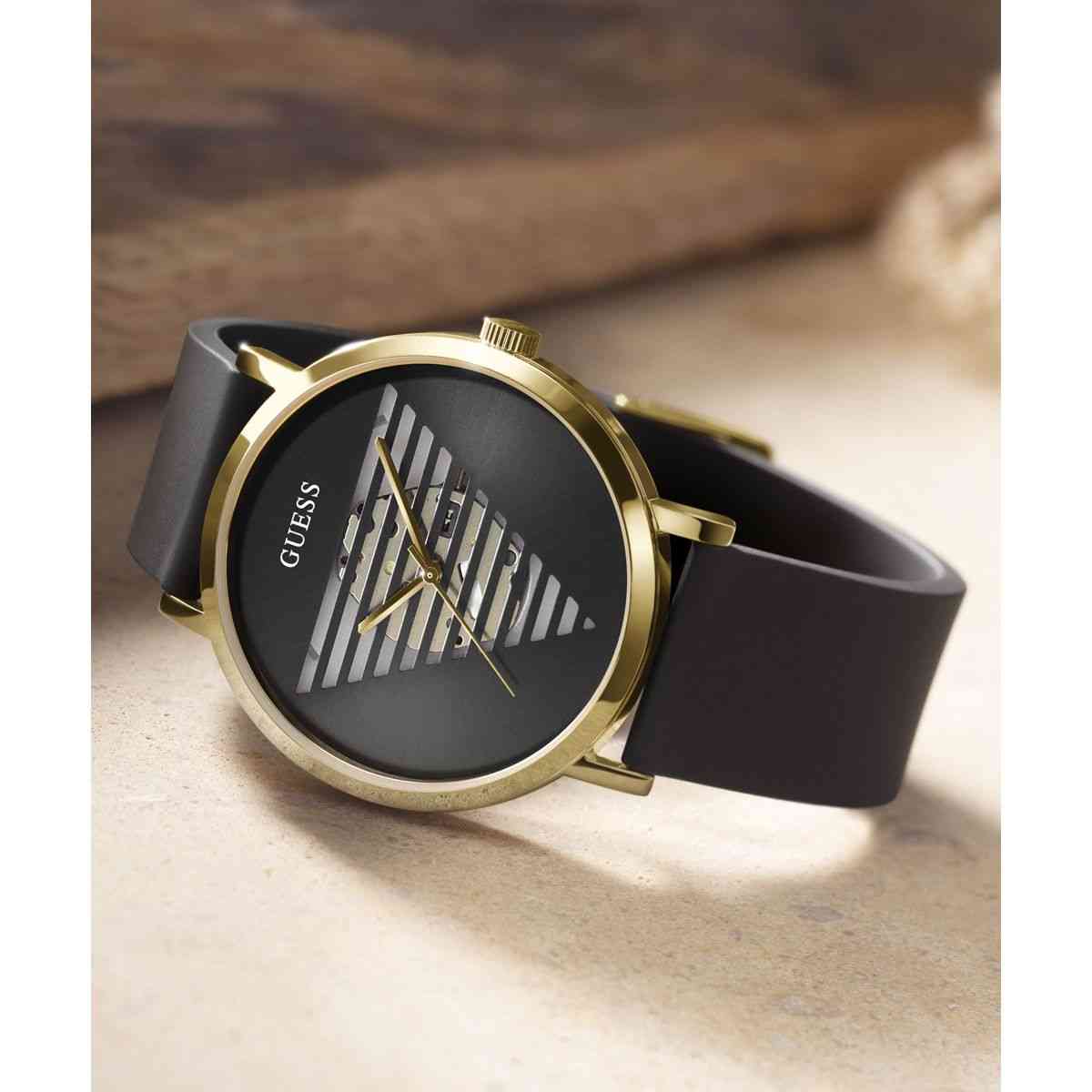 Guess Idol Black Dial Black Stainless Steel Mesh Strap Men's Watch GW0502G2 - view 4