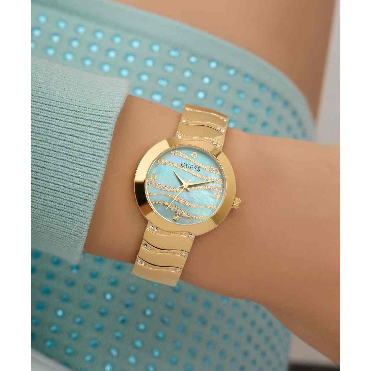Guess Laguna Green Dial Gold-Tone Stainless Steel Strap Women's Watch GW0871L2 - view 5