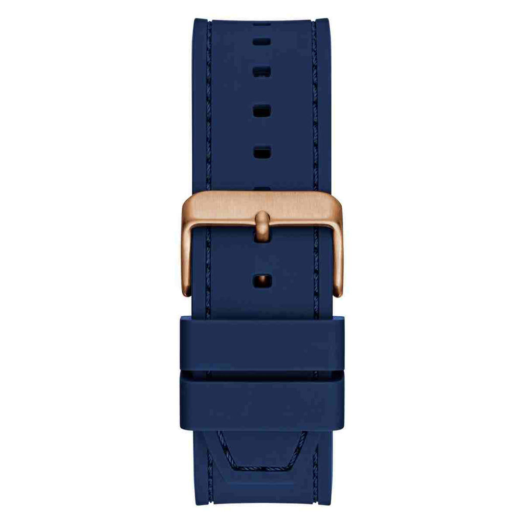 Guess Blue Dial Blue Silicone Strap Men's Watch GW0850G3 - view 3