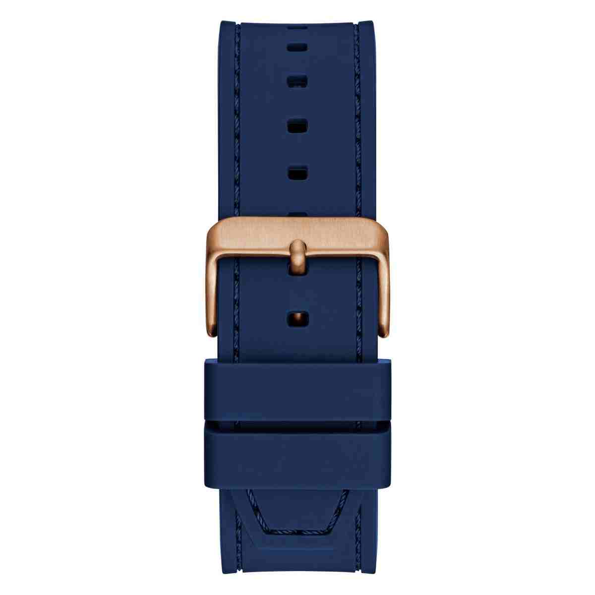 Guess Blue Dial Blue Silicone Strap Men's Watch GW0850G3 - view 3